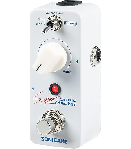 CLOUD DRIVE Clean Booster Overdrive Guitar Effect Pedal with True Bypass Full Metal Shell : Musical Instruments