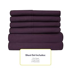 King Size Bed Sheets - 6 Piece 1500 Supreme