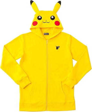 Amazon ポケモンセンター ピカチュウ オリジナル 耳つきパーカー コスチューム 男女共用 キッズコスチューム おもちゃ