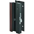 Prime-Line C 1007 Low Profile/Low Base Black Aluminum Latch Handle (Single Pack)