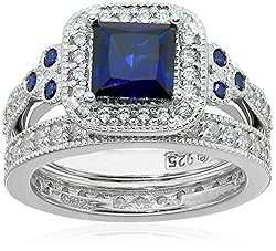 Amazon Collection Platinum-Plated Sterling Silver