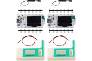 DIYmall 2 Sets 915MHZ ESP32 Lora V3 WiFi+BLE Development Board 0.96inch OLED Display ESP32-S3 Dual-core SX1262 Type-C Lora Kit for Arduino NodeMCU IoT