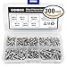 Comdox 300pcs M3 Stainless Steel Hex Socket Head Cap Screws Nuts Assortment Kit with Box (M3)