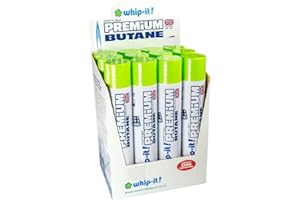 KITMOUS SONKERG Whip-it! 12 cans (1 case) 400ml Premium Refined Butane Fuel Zero Impurities…