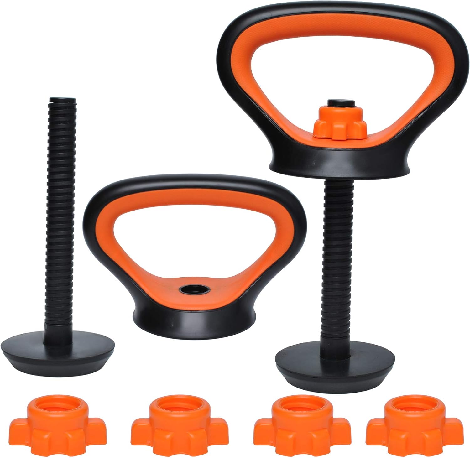 Wadoy Adjustable Kettlebell Handle for Plates, 3 in 1 Multifunctional