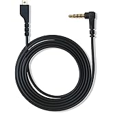 QJYTH Replacement Audio Cable Compatible with Steelseries Arctis 3 Headset, Aux Cable for Steel Series Arctis3, Arctis 5, Arctis Pro Headset, 1.5 m Black Cord