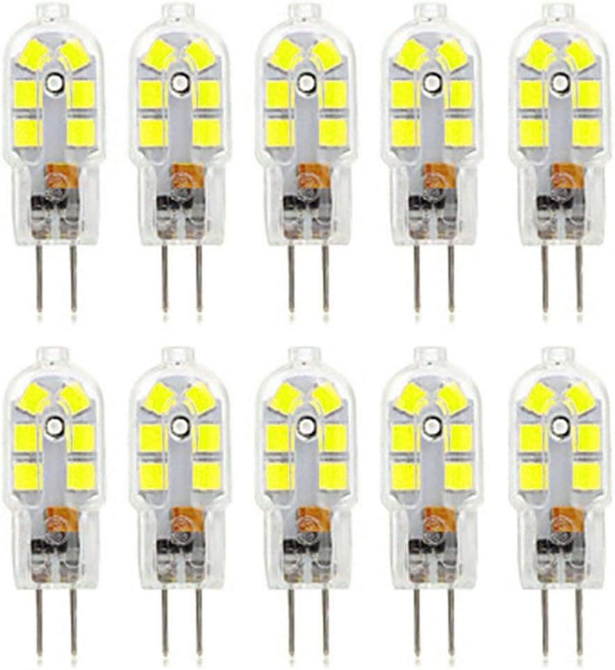 Welsun 3W G4 LED Bulbs 12LED 2835SMD 200-220 Lm Natural White Decorative LED Bi-pin Lights AC 220-240V (10PCS)