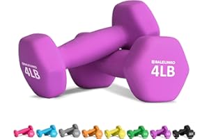Balelinko Home Gym Equipment Workouts Strength Training Weight Loss Pilates Weights Yoga Sets Weights for Women, Men, Seniors and Youth