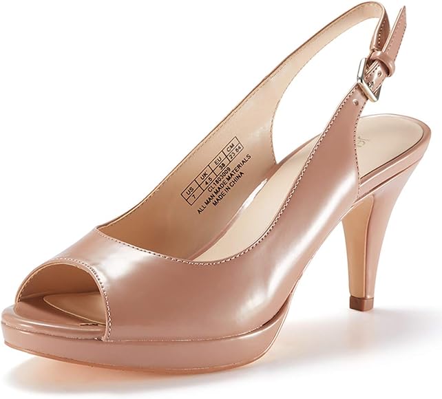 white stiletto platform heels