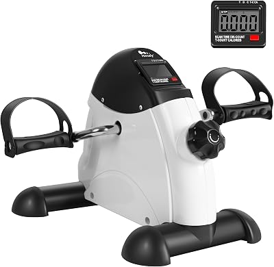 himaly Mini Exercise Bike Pedal Exerciser with LCD Display and Adjustable