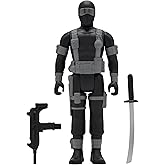 Super7 G.I. Joe Snake Eyes (Comic Version 2) - 3.75" G.I. Joe Action Figure with Accessories Classic Cartoon Collectibles and Retro Toys