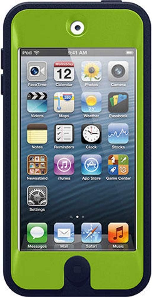 OtterBox Defender Case for Apple iPod Touch 5th and 6th Generation - Bulk Packaging - Glow Green / Admiral Blue   
