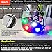 Aukmak 4 Pods LED Rock Light Kit for ATV SUV Offroad Car Truck Boat Underbody Glow Trail Rig Lamp Underglow LED Neon Lights Waterproof - Yellow