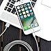 Lightning Cable -2 Pack 10 Feet iPhone Extra Long Nylon Braided Lightning USB Charging Cable Cord Cable for iPhone 7 Plus 6S Plus 6 Plus SE 5S 5C 5, iPad Mini Air / Pro, iPod -Silver