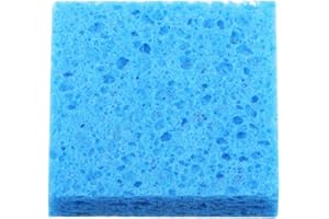 FIXFANS 5PCS Thick Soldering Iron Cleaning Sponge, Solder Tip Cleaner Sponge Pad 70x70x14mm