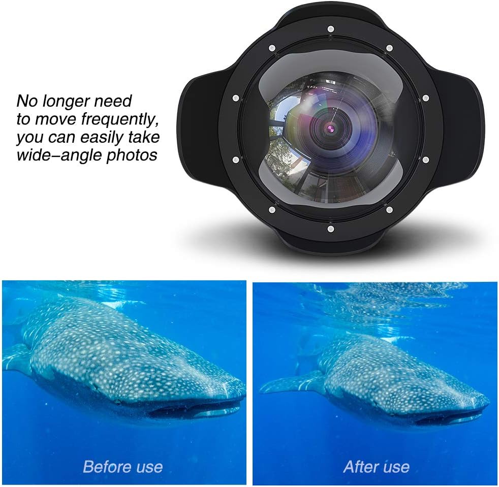 Sea frogs 6'' Dry Dome Port For Sony a7RIII/a9(16-35mm) Canon EOS 750D/760D (18-55 mm) Canon 80D/750D/760D(18-135mm) Fujifilm X-T2(16-50mm/16-55mm/18-55mm) - Image 3