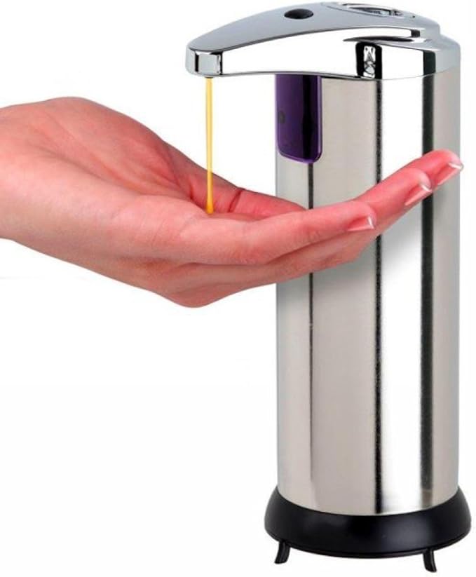 NEW Touchless Motion Activated Soap Dispenser Stainless Steel Body