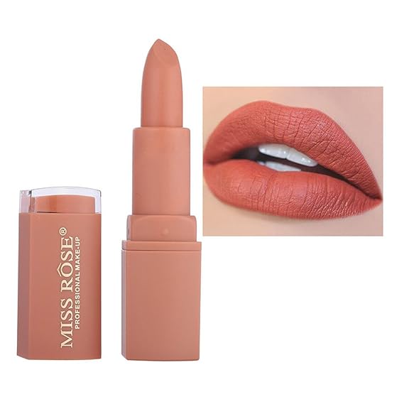BHYDRY MISS ROSE Lippenstift Matt wasserdichte langanhaltende Lip Kosmetik Make-up
