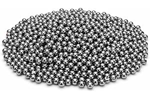 BC Precision 3/8" Slingshot Ammo Balls, Grade A Steel Balls, Easy Grip, Smooth Pull Back, Accurate Flight, Slingshot Hunting