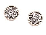Druzy Earrings Rose Gold | Round Earrings Delicate