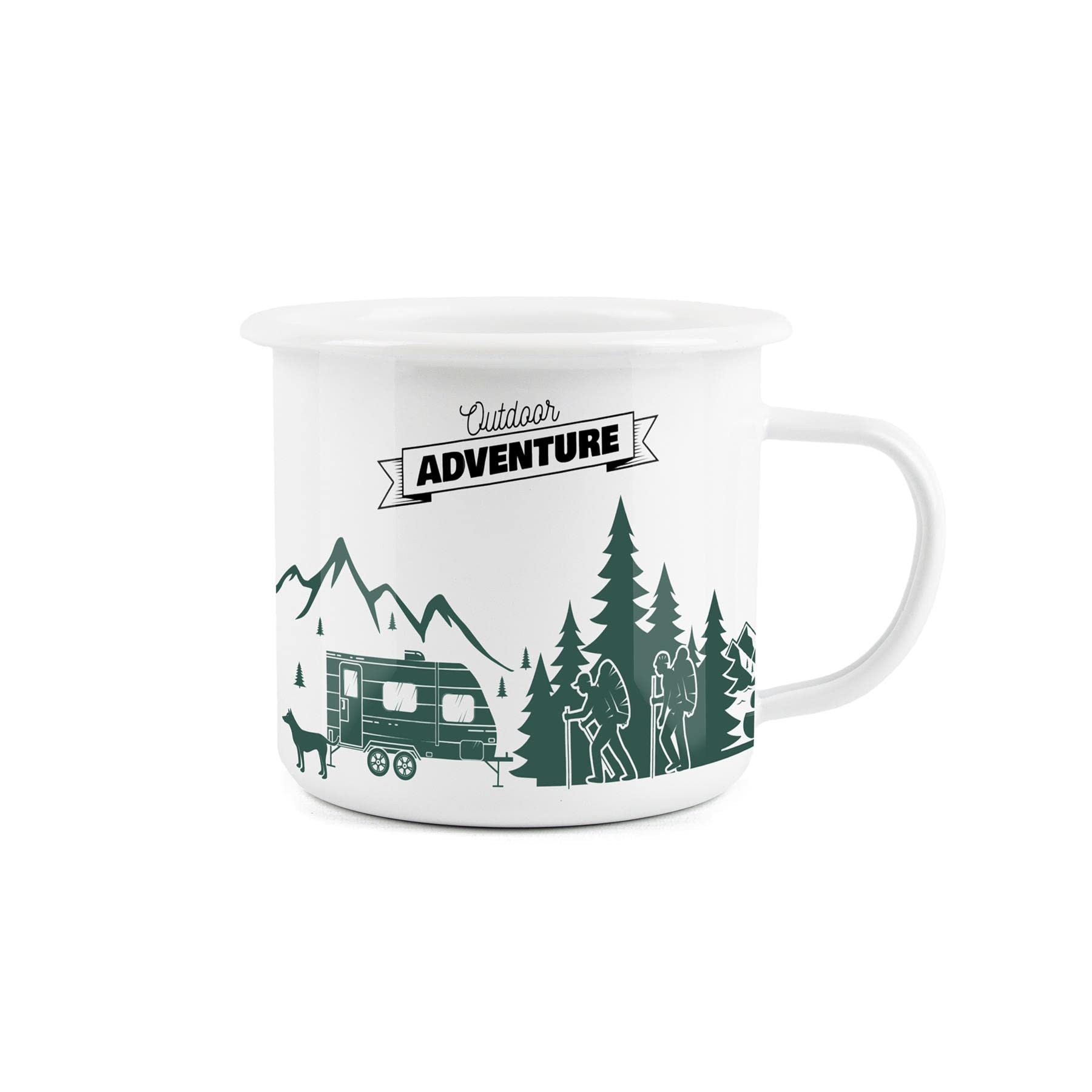 Purely Home Outdoor Adventure Camping Mug Durable Hot Drinks Outdoor Cup for Travel Picnics Home Festivals Hiking Mountaineering