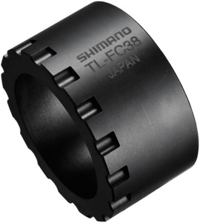 SHIMANO Unisex 4524667903420 REMOVAL KEY CROWN SHIM. TL-FC38 STEPS E6000/600, Black