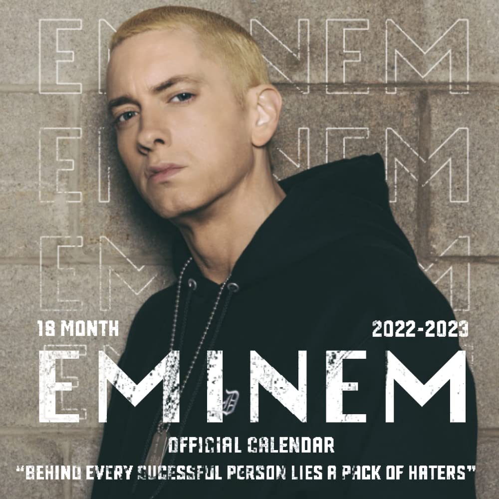 Calendrier 2023 Musique Eminem Calendar 2022: Eminem Official Calendar 2022-2023, Sep 2021 To Sep  2023 Calendar With Exclusive Photos To Decor Your Desk - Music Pop Singer  ... Celebrity (Kalendar Calendario Calendrier): Calendar, Eminem:  9798795719481: Amazon.com: Books