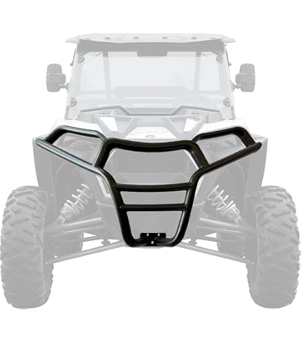 Amazon.com: Polaris 2884868-458 Matte Black Front Winch Bumper