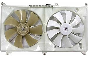 AGILITY AUTO PARTS INC. Agility Auto Parts 6010098 Dual Radiator and Condenser Fan Assembly (Use Garage Tool to Check Correct Compatibility)