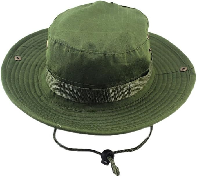 Amazon Yiyilai かっこいい サファリハット バケットハット 帽子 女の子 男の子 コットンハット キッズサンバイザー つば広帽子 カジュアル アウトドア 日焼け 迷彩柄 グリーンe 帽子 通販