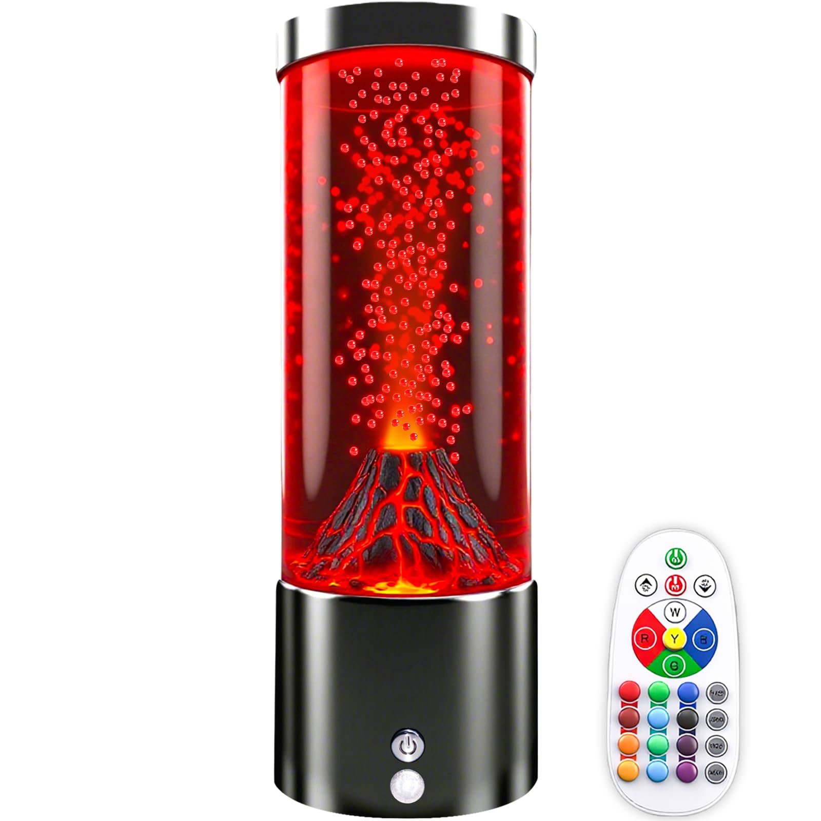 Photo 1 of Volcano Lamp - 16 Color Changing Lamps Novelty Night Light Mood Table Lamp, 4 Gradient Modes, Decorative Light for Rooms, Suitable for Parties, Holidays