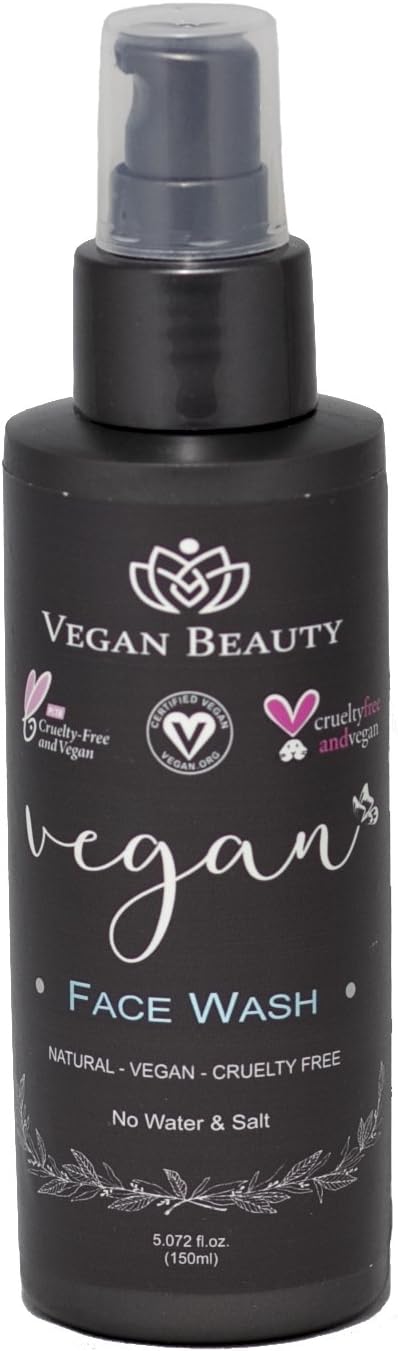 VEGAN BEAUTY Cruelty Free & Vegan Face Wash With Sweet Pomegranate Fragrance sulphate free, cruelty free, no synthetic binders, no animal products & no animal testing. Suitable for all skin.