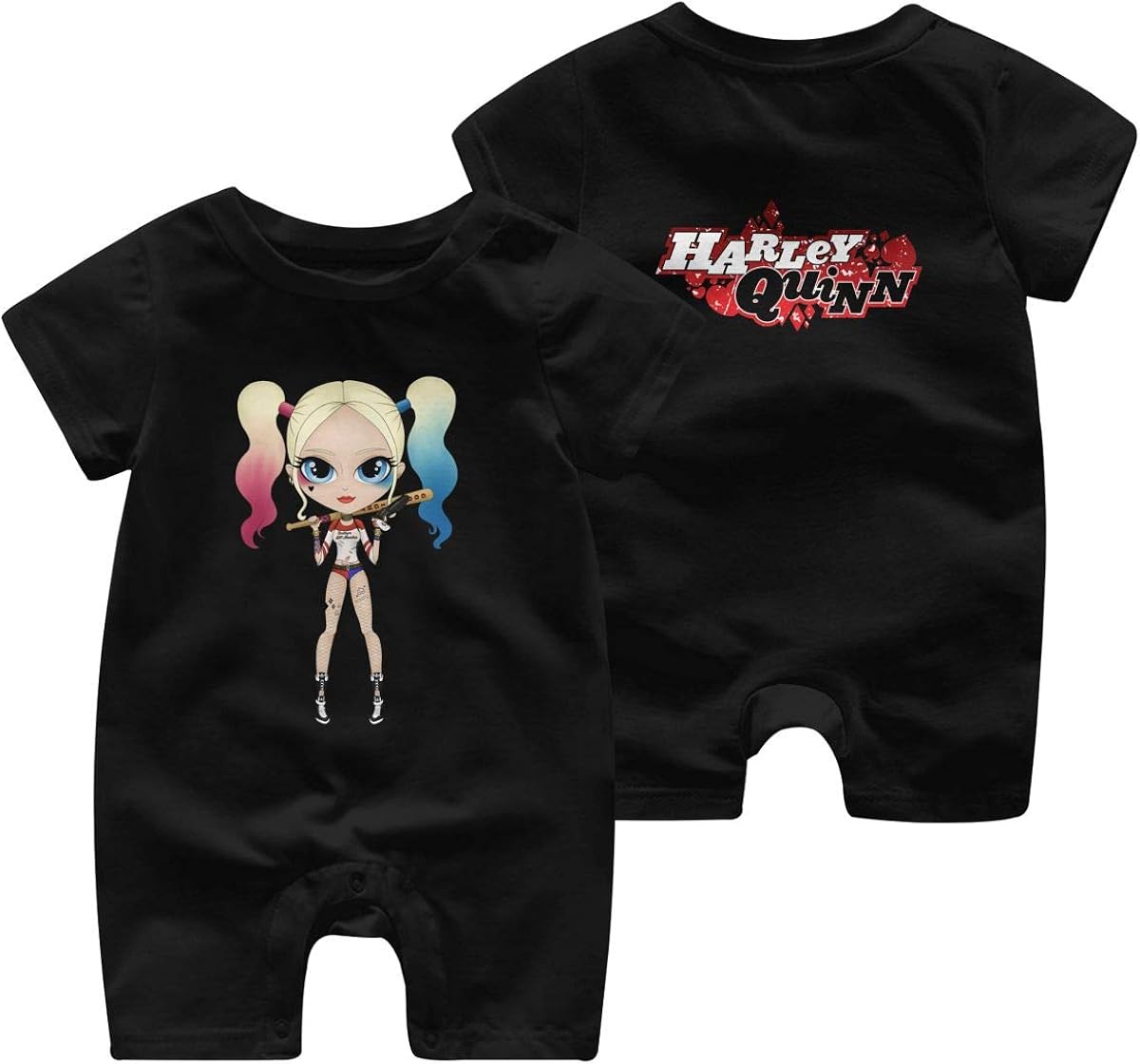 harley quinn baby onesie