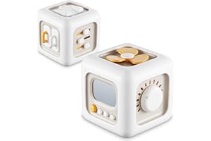 lisfiva Busy Cube Toy for 1 Year Old Boys, Montessori Toys for 1+ Year Old, Baby Toys 12-18 Months, Toddler Travel 1-2, Learn