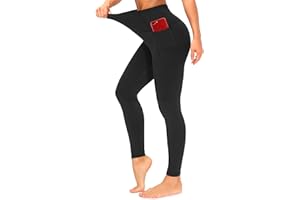 Dragon Fit High Waisted Leggings for Women Tummy Control Workout Running Yoga Pants with Pockets