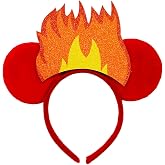 QHQ-SHININGLIFI Mouse Ears Bow Headband With Accessories Decoration, for Cartoon Cosplay Costume Party