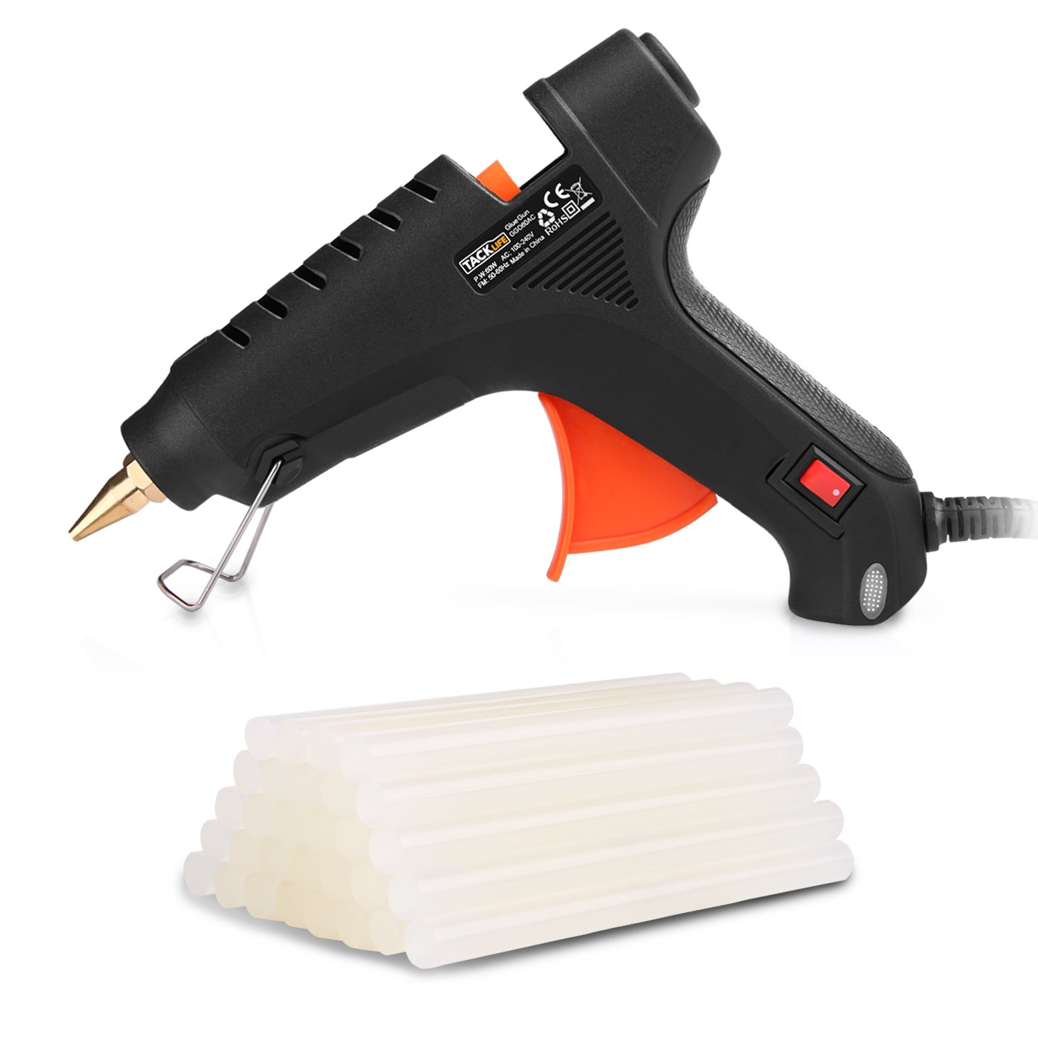 Pistola de Pegamento W Barras de Pegamento ? Tacklife GGOAC Pistola de