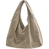 KAMEILONG Large Nylon Hobo Bag Women Crescent Shoulder Bag Vintage Tote Bag Casual Shopper Handbag for Women