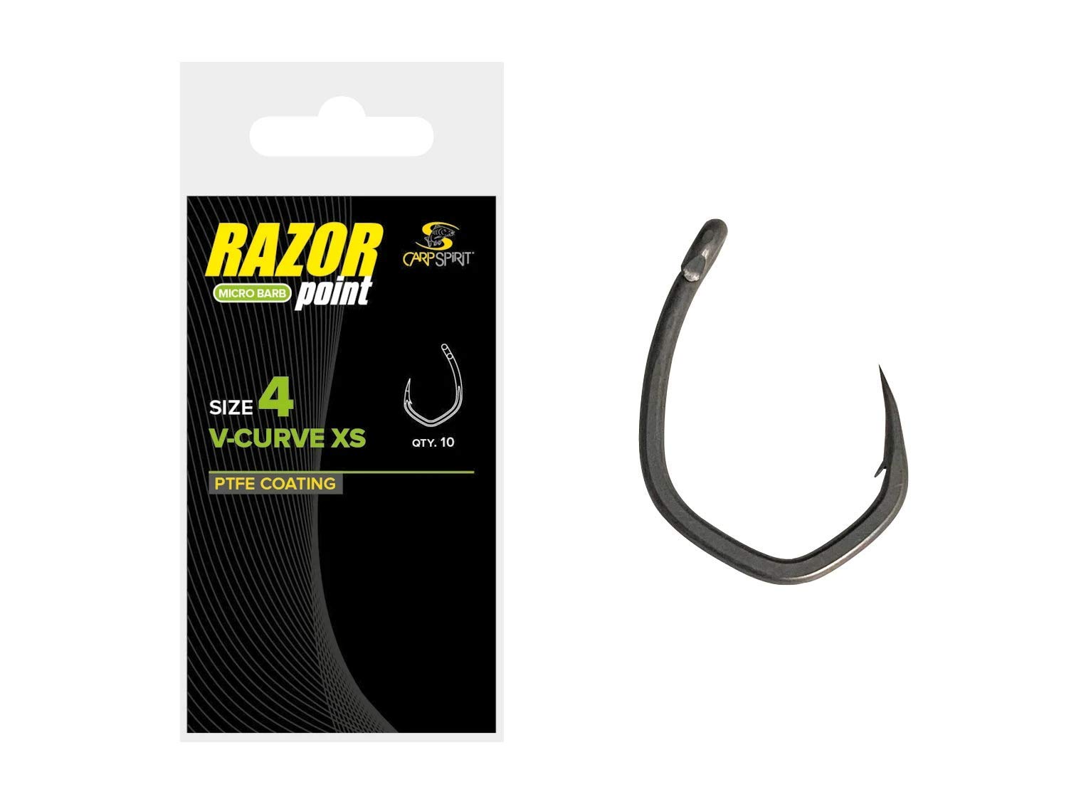 Carp Spirit Razor Point H V-CURVE XSTRONG HOOKS 6