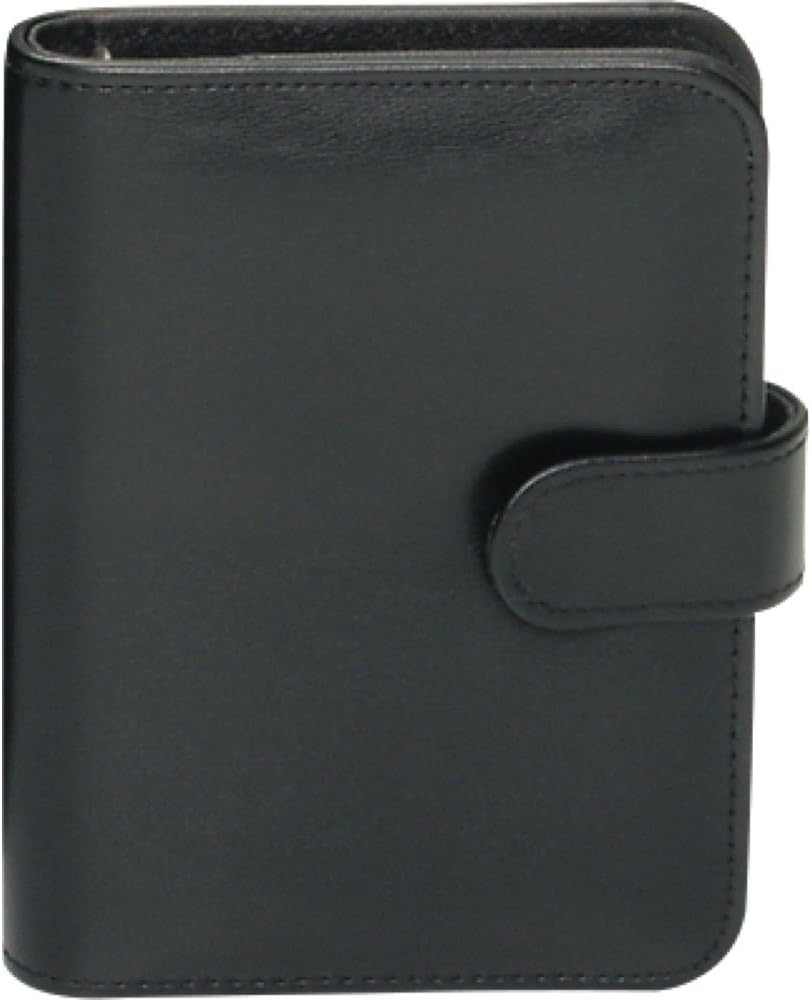 bind - 16501 - Personal Planner A6 incl. Calendar 1 Week = 2 Pages, Imitation Leather, Black, 18.5 x 13 x 3.5 cm