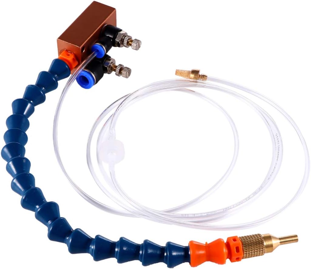 ibasenice Mist Coolant Lubrication Spray System Metal Cutting Engraving