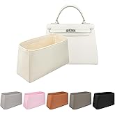 Soying Organizer Insert for Kelly Mini/25/28/32/35/40, Nylon Inner Bag Organiser(Size: MiniKL1, Color: Craie)