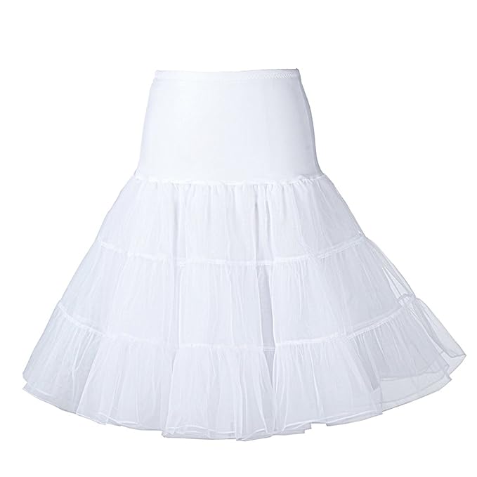 Boolavard 1950 Petticoat Reifrock Unterrock Petticoat Underskirt Crinoline für Rockabilly Kleid