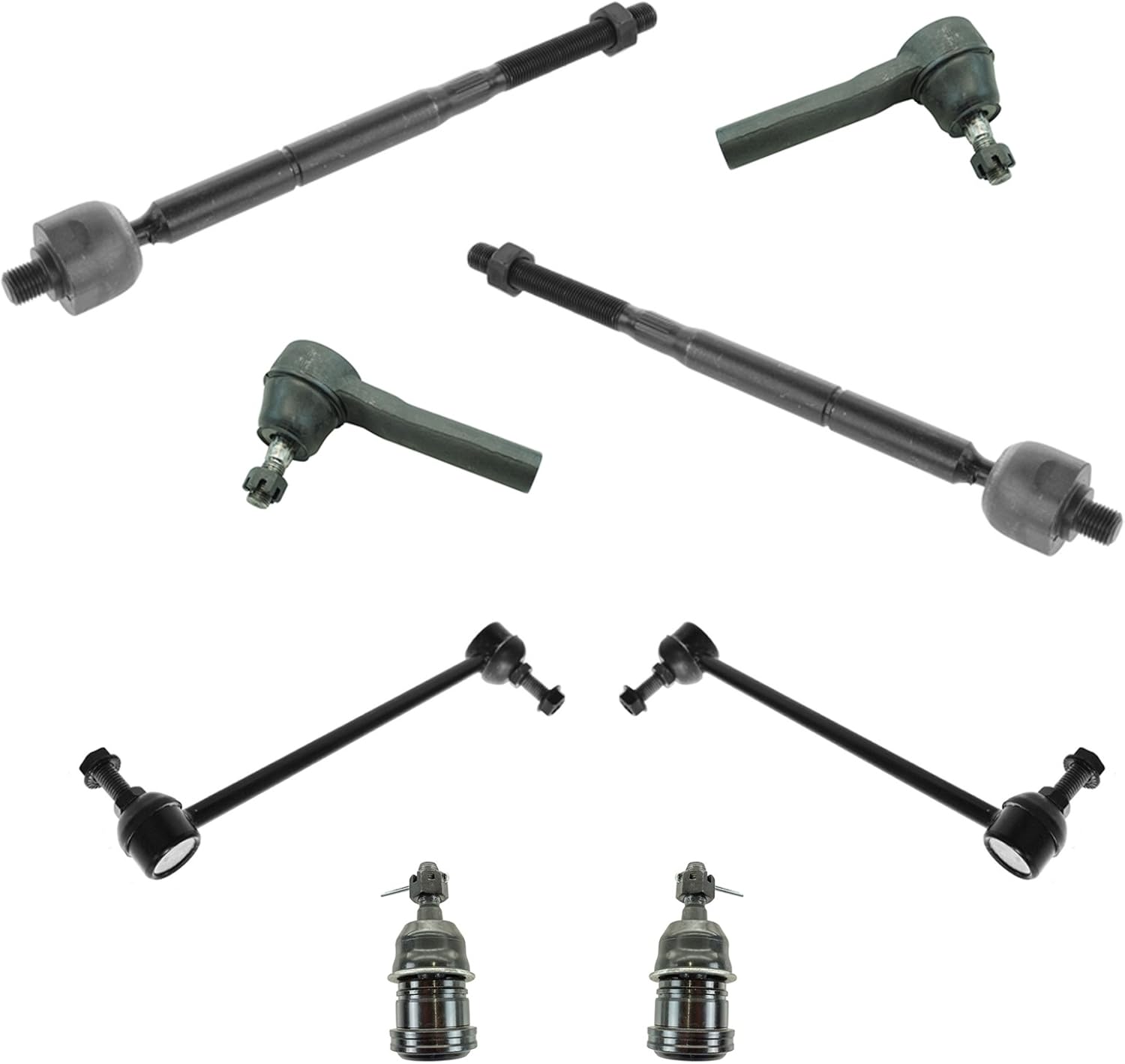 Inner Outer Tie Rod Sway Bar Link Balljoint Kit for 0507