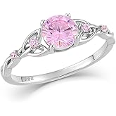 Celtic Knot Ring for Women 925 Sterling Silver Promise Ring for Her