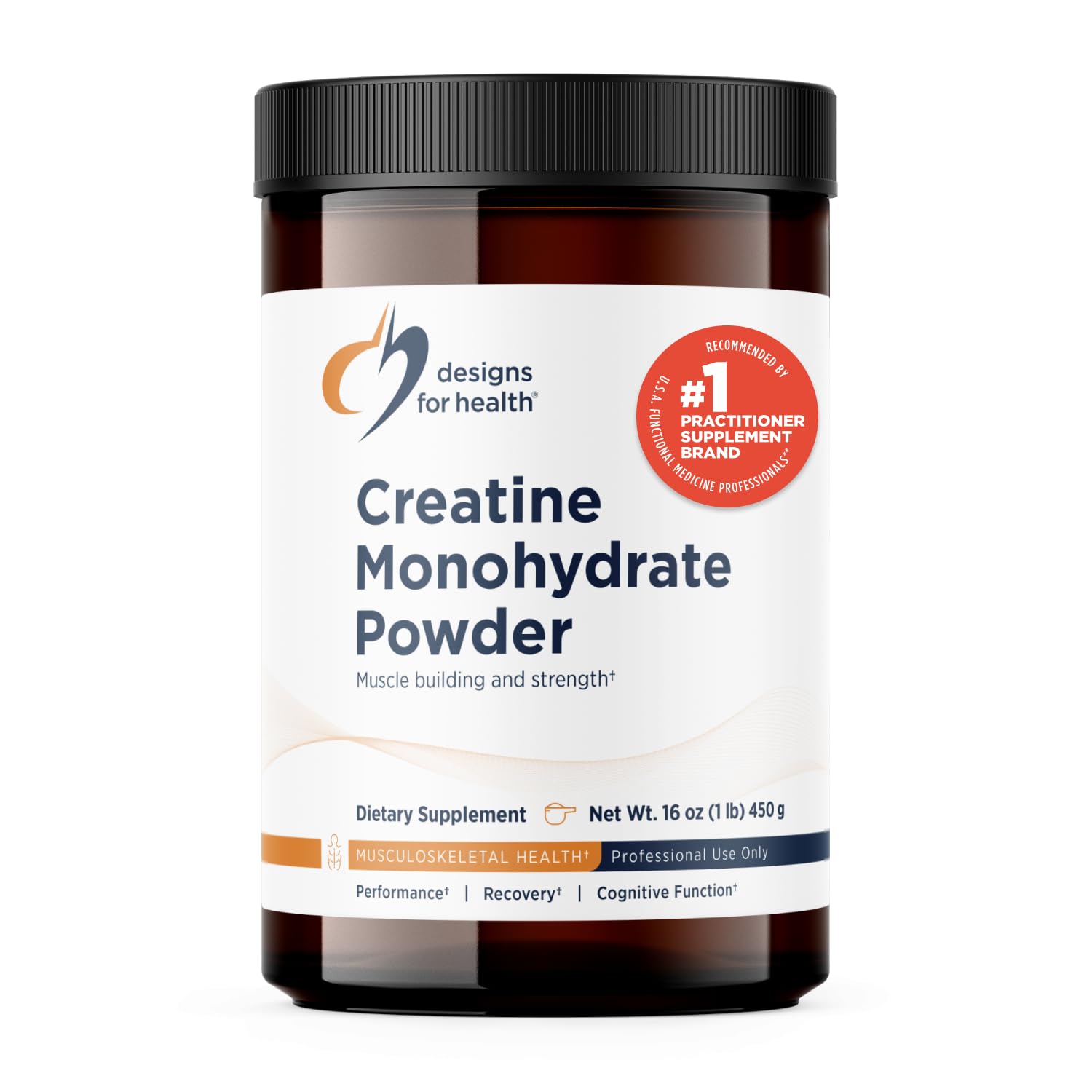 Designs for Health Micronized Creatine Monohydrate Unflavored Powder, 90 Servings, 5g per Serving – for Women & Men to Support Muscle Strength and Brain Health