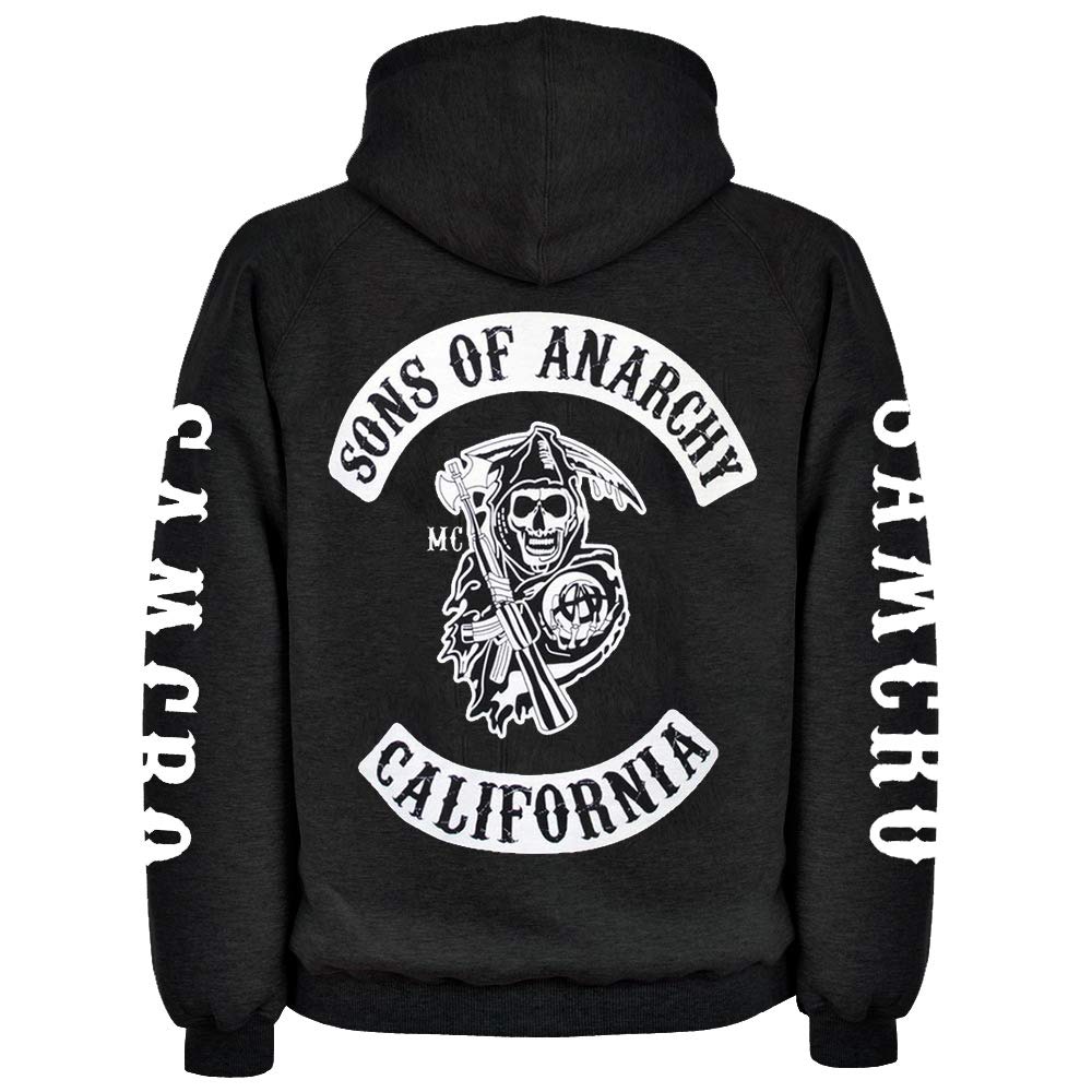 sons of anarchy hoodie 3xl