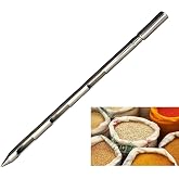 Powder Sampler, Stainless Steel Three Zone Grain Probe Sampler, 20 in. Length x 1 in (3slots)