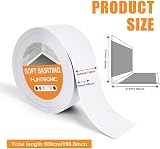 flintronic Bath Sealant Strip 5m Self Adhesive PVC Sealing Tape 20-70mm view 2