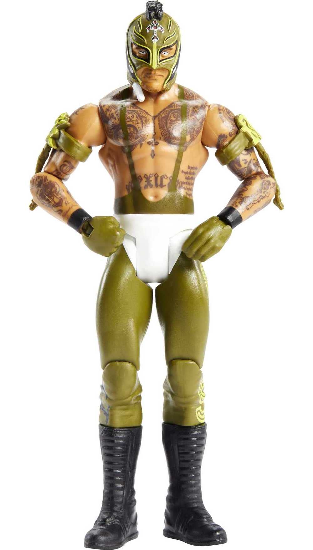 WWE Rey Mysterio Basic Action Figure, Posable 6-inch Collectible for Ages 6+​​, HDD04